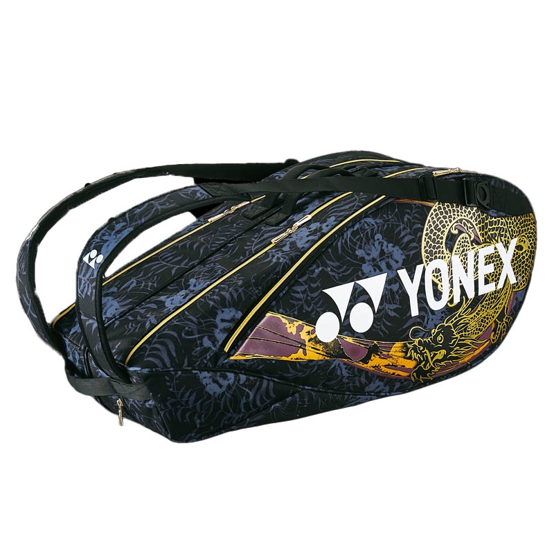 Yonex Osaka Pro Racquet 6 Pack Tennis Bag Gold/purple