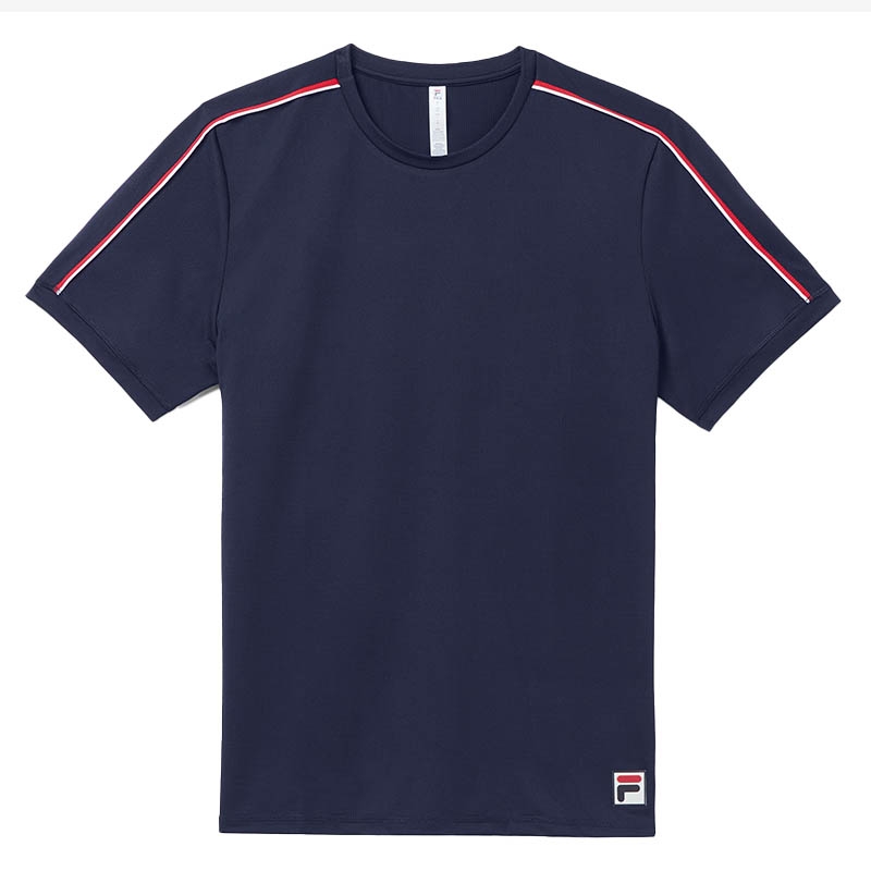 Fila Essentials Jacquard Men's Tennis Crew Navy