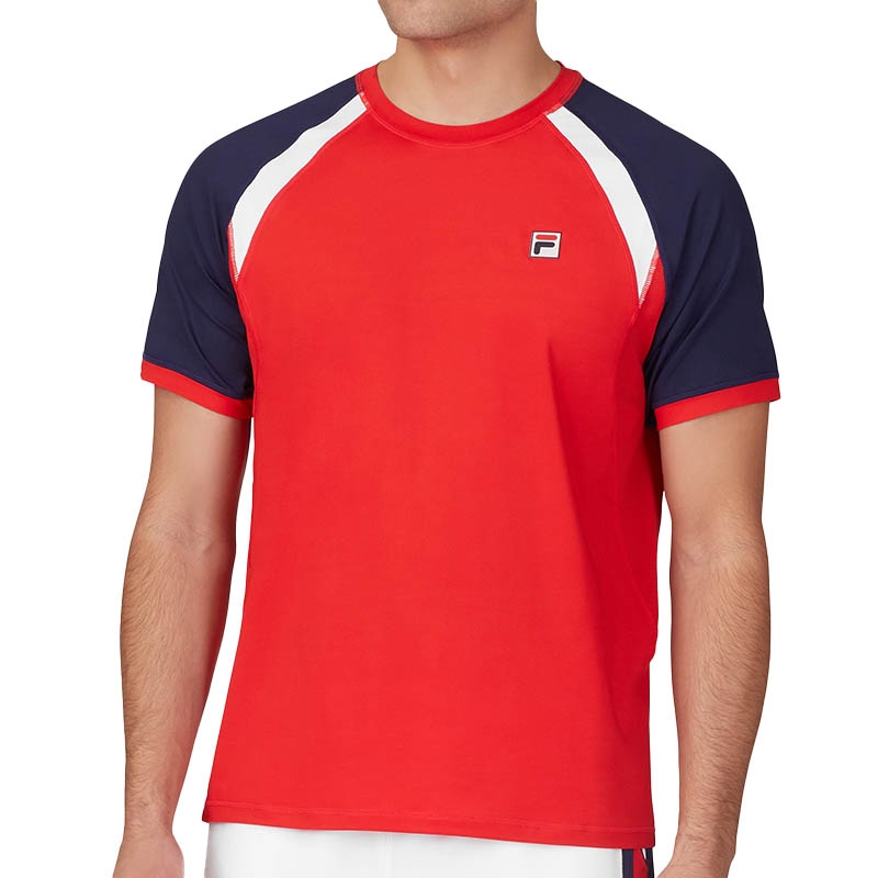 Fila Essentials Men's Tennis Crew Red/white/navy