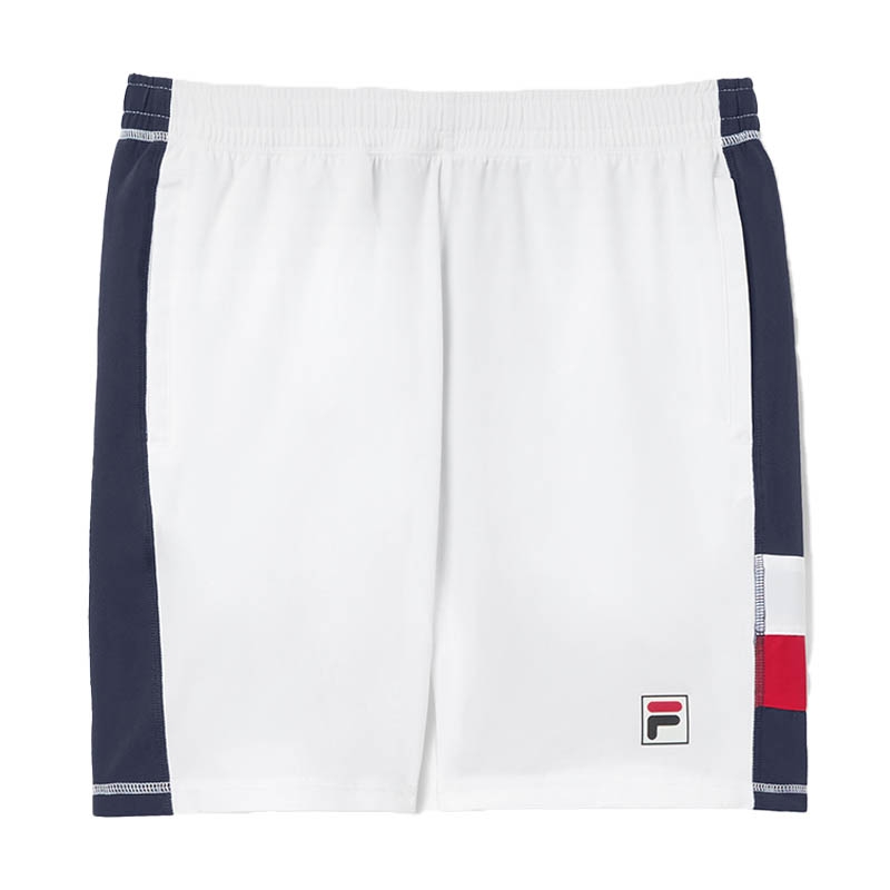 Fila Essentials Stretch Woven 8 Men's Tennis Short White