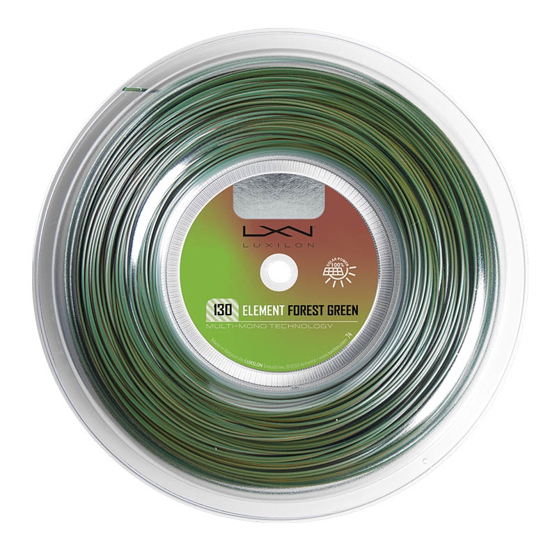 Luxilon element 130 Tennis String Reel Green
