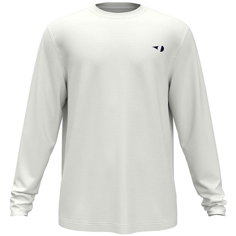 Grand Slam Long Sleeve Performance Men s Tennis Crew White