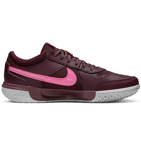 tirar a la basura famoso cortador Nike Court Zoom Lite 3 Premium Women's Tennis Shoe Burgundy/pink