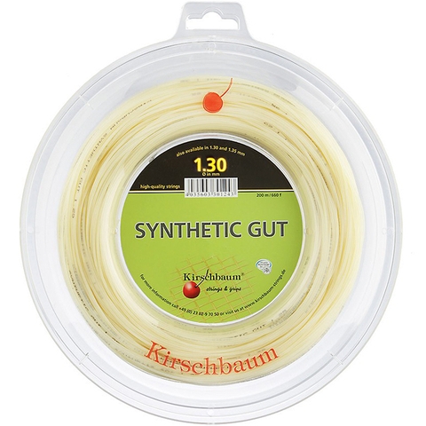 Kirschbaum Synthetic Gut 1.30 Tennis String Reel Natural