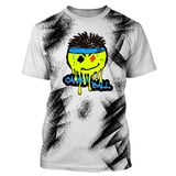  3as Graffiti Face Boys ' Tennis Tee