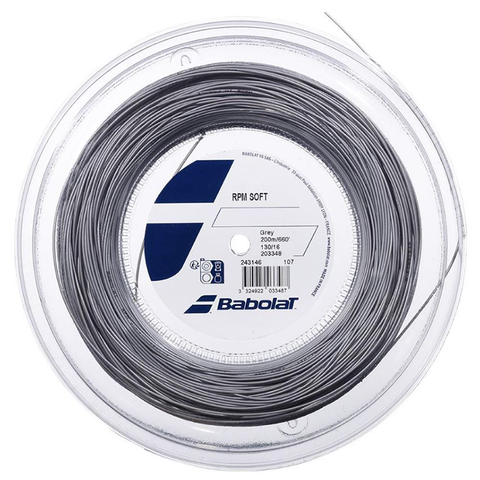 Babolat RPM Soft 17 Tennis String Reel Grey