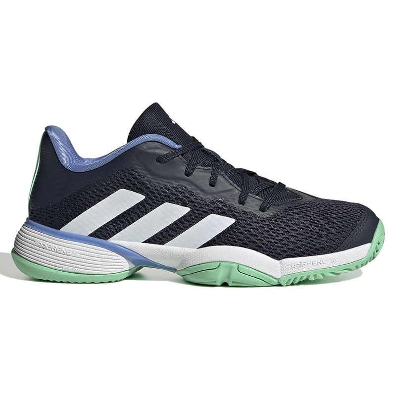 Adidas Men's Barricade Tennis Shoes, Size 11.5, Black/White/Blue