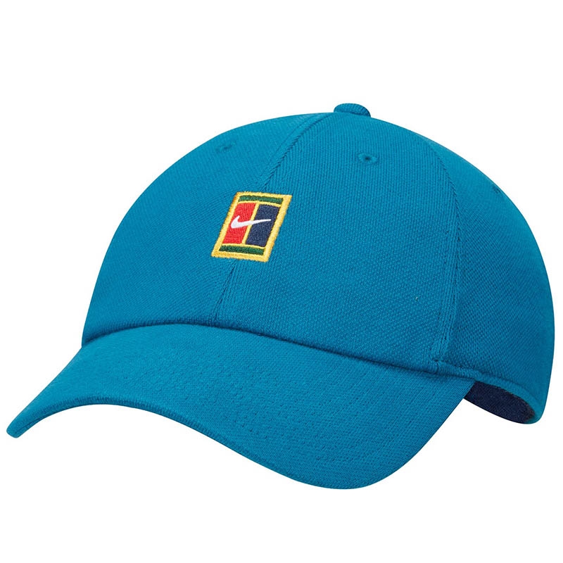 plug hond Vruchtbaar Nike Heritage 86 Court Logo Men's Tennis Hat Greenabyss/blue