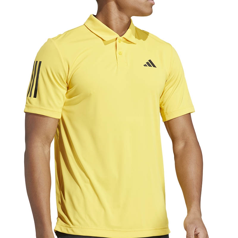 Burlas Lubricar Cuña adidas Club 3-Stripe Men's Tennis Polo Gold