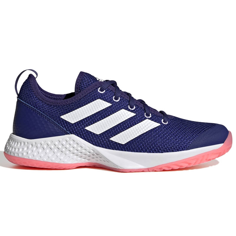 Adidas CourtFlash Women's Tennis Shoe Indigo/white/pink