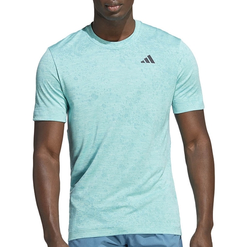adidas Gameset Freelift Men s Tennis Tee Prelovedblue black