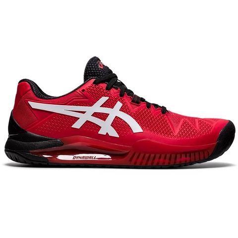 Asics Gel Resolution Men's Tennis Shoe Red/white