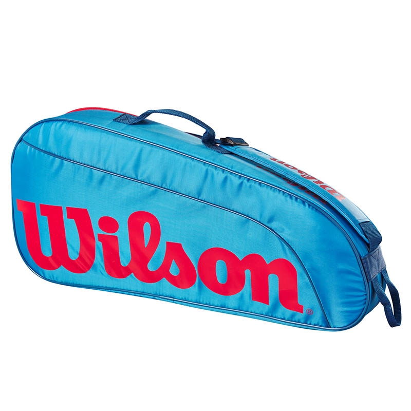 Wilson Junior 3 Pack Tennis Bag Blue orange