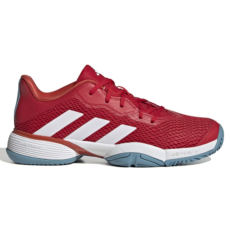 Adidas barricade 2018 white/scarlet women's on sale shoes