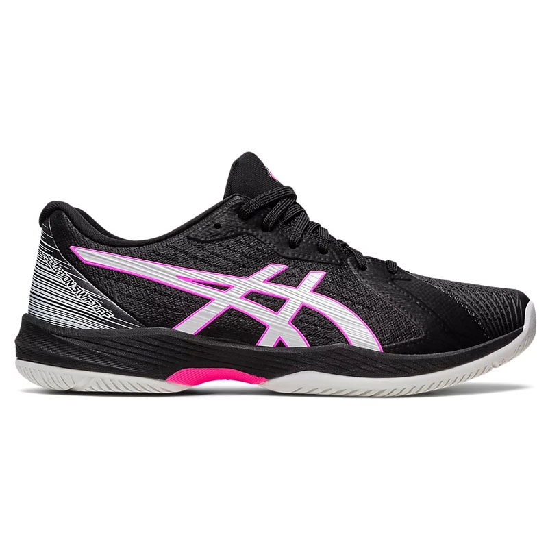 gracht Voorkomen liberaal Asics Solution Swift FF Men's Tennis Shoe Black/hotpink