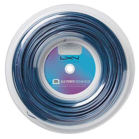 Luxilon Alu Power 16L Tennis String Reel Oceanblue