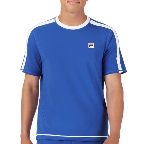 Fila piping logo crew sweatshirt sale