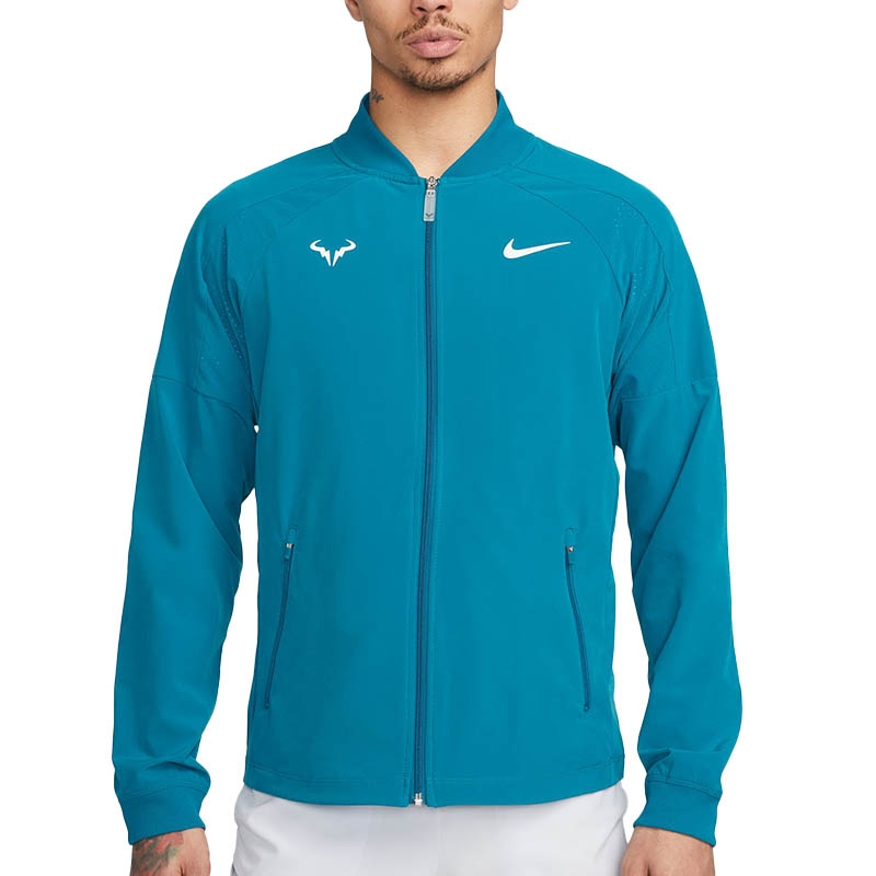 Contribuyente Miau miau curva Nike Rafa Men's Tennis Jacket Greenabyss/white