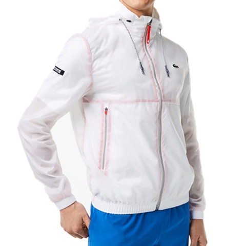 genetisch ozon Idioot Lacoste Novak Men's Tennis Jacket White