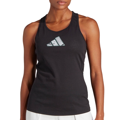 staking uitsterven Kan worden genegeerd Adidas Graphic Women's Tennis Tank Black