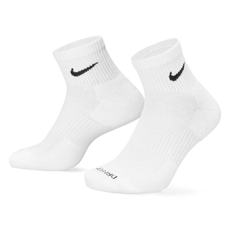 Nike 6 Pack Everyday Cushioned Ankle Socks White