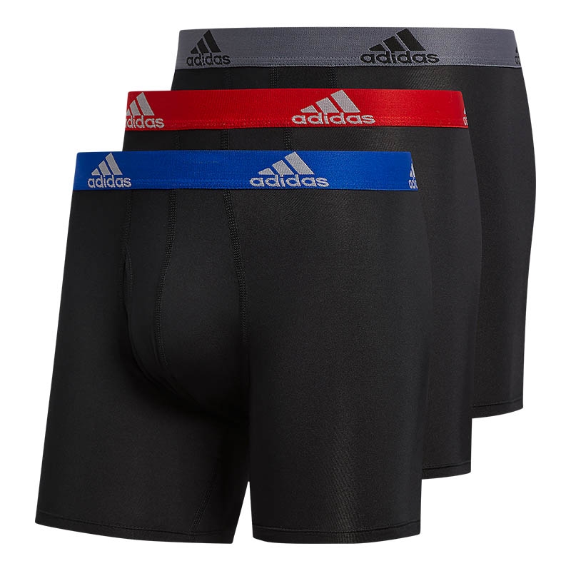 Adidas Performance 3 Pack Men's Boxer Brief Black/royal/red