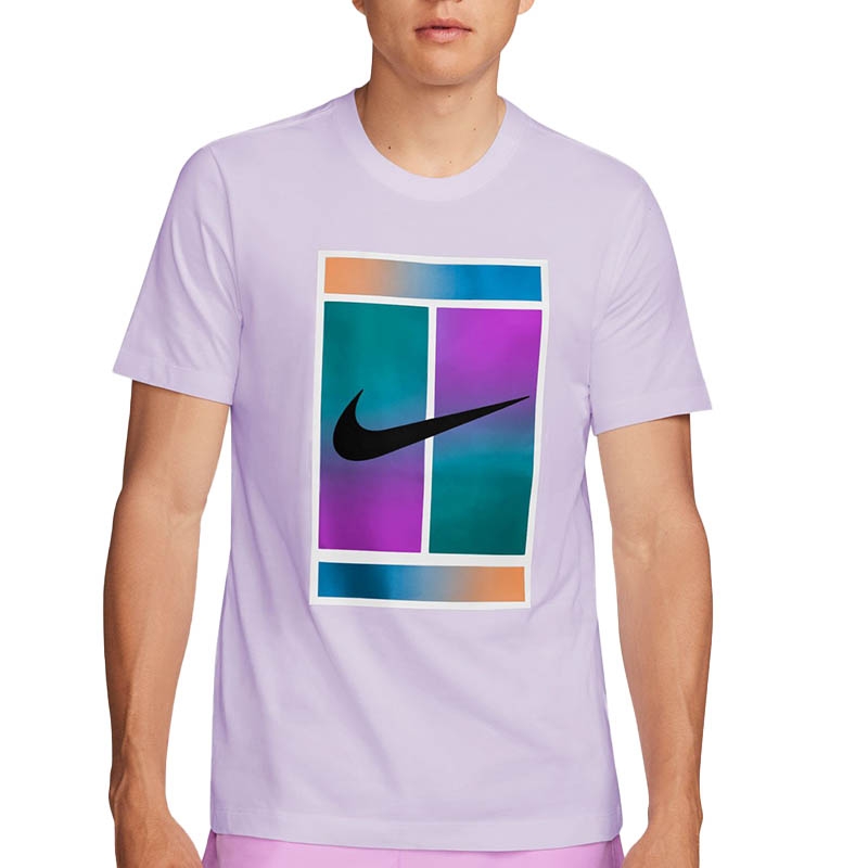 Nike Court Heritage Men's Tennis Tee Violetmist