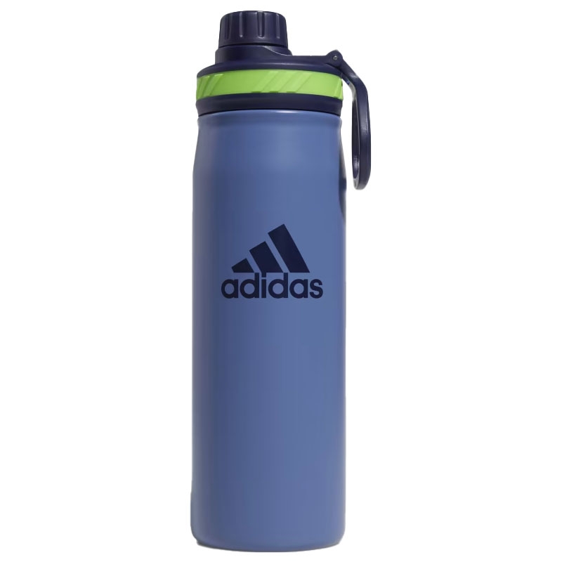 Adidas Steel 600 Metal Bottle Blue limegreen