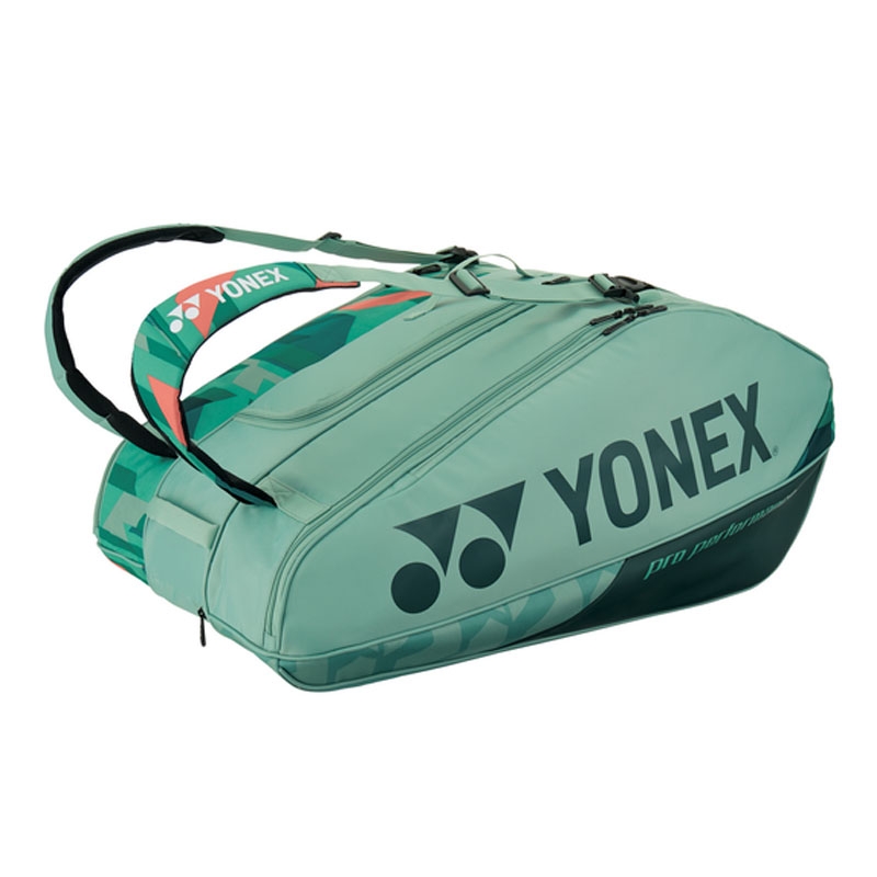 Yonex Pro Racquet 12 Pack Tennis Bag Olivegreen