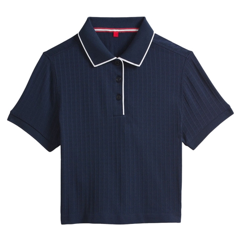 トップス Win VELENCE Polo Shirt Wilson Center Court Seamless Women's Tennis Polo Navy