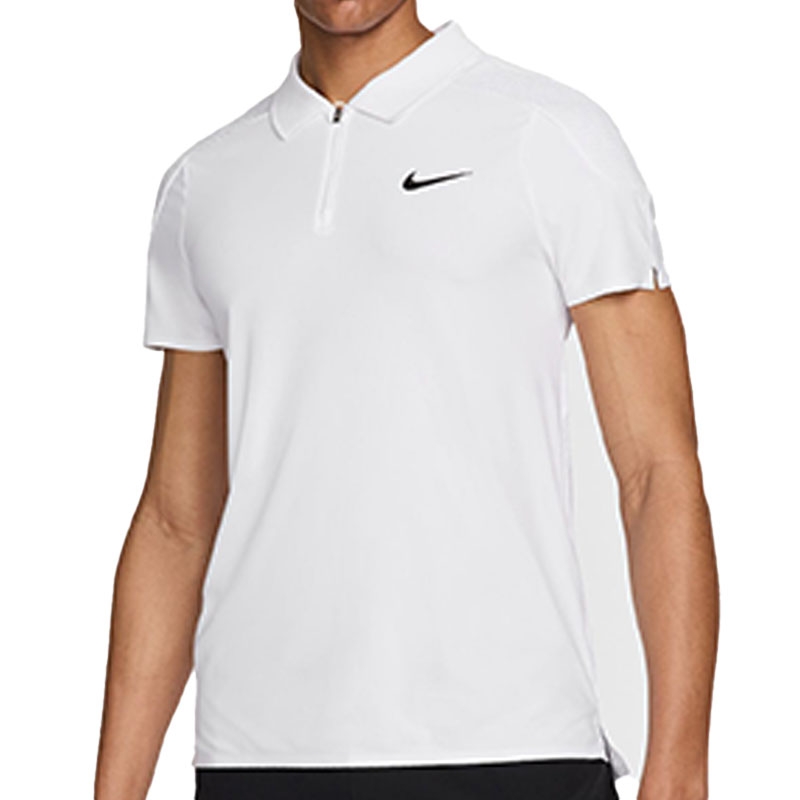 Nike Advantage LN Slam Men's Tennis Polo White