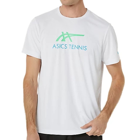 Asics Court Graphic Men's Tennis Tee White