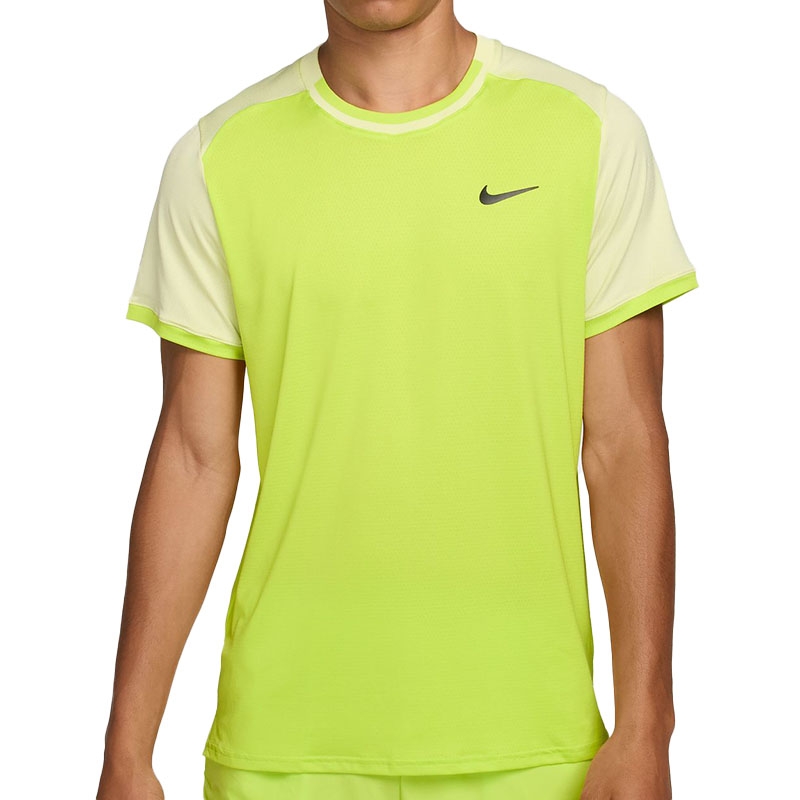 Nike Court Advantage Men's Tennis Top Cyber/lime/black
