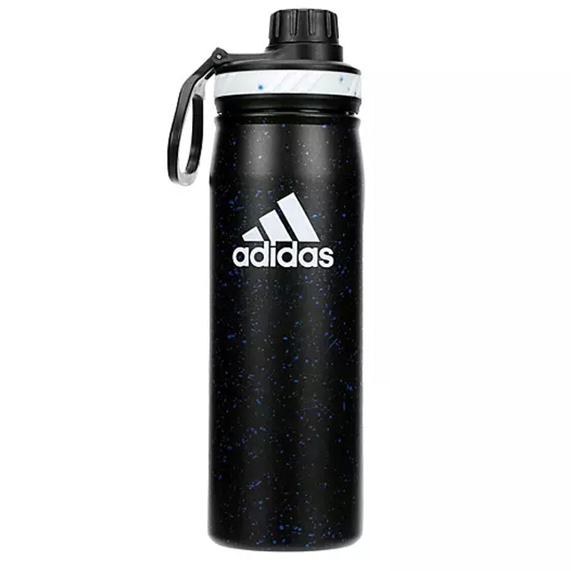 Adidas Steel 600 Metal Bottle Black royal