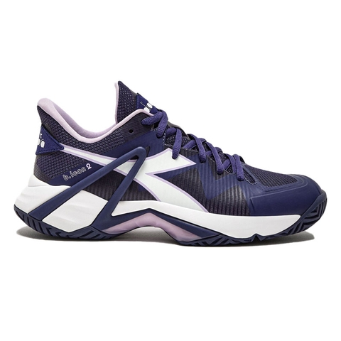 Diadora B. Icon 2 AG Women's Tennis Shoe Blue/lilac