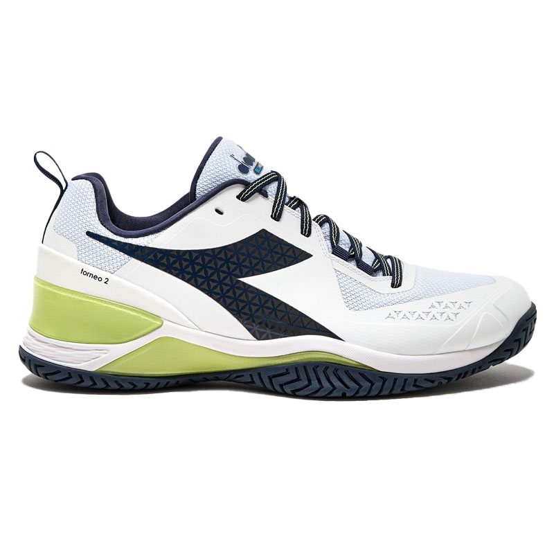 DIADORA テニス Diadora Women's Blushield Torneo 2 All Ground Tennis Shoe (White