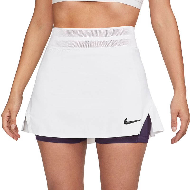 Nike Slam LN Women's Tennis Skirt White/grandpurple