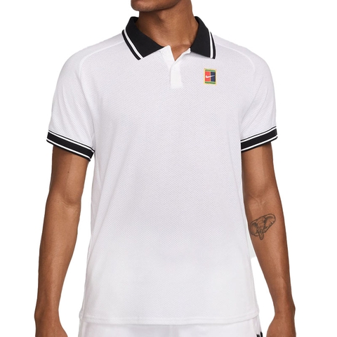 Nike Court Heritage Men s Tennis Polo White black