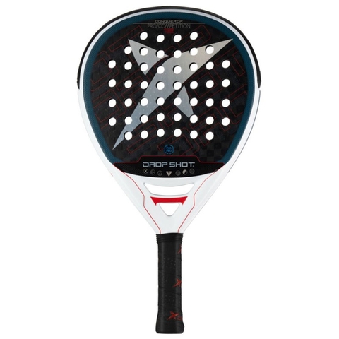 正規品 Drop Shot CONQUEROR ATTAC Drop Shot Conqueror Control 1.0 Padel Racket - Black/Red