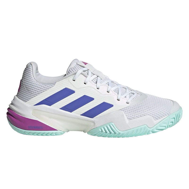 Adidas Barricade 13 Women's Tennis Shoe White/blue/aqua