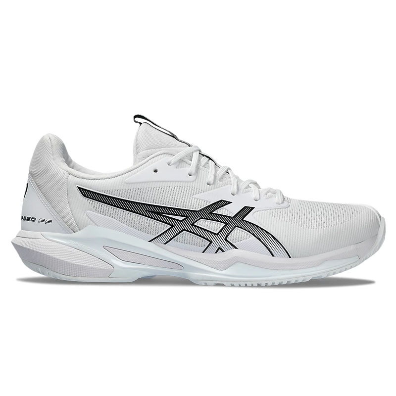 シューズ(男性用) asics Solution Speed FF OC AZURE/WHITE Asics Solution Speed FF 3 Men's Tennis Shoe White/black