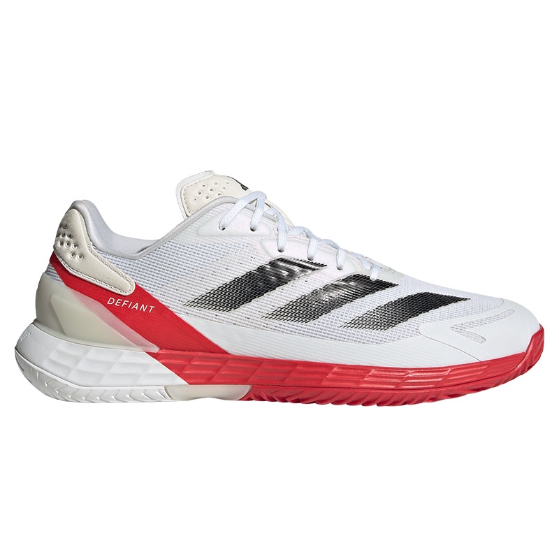 Adidas Defiant Speed 2 Men's Tennis Shoe White/black/pureruby