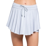Lucky In Love High Waist Isla Women's Tennis Skirt Caribbeanblue