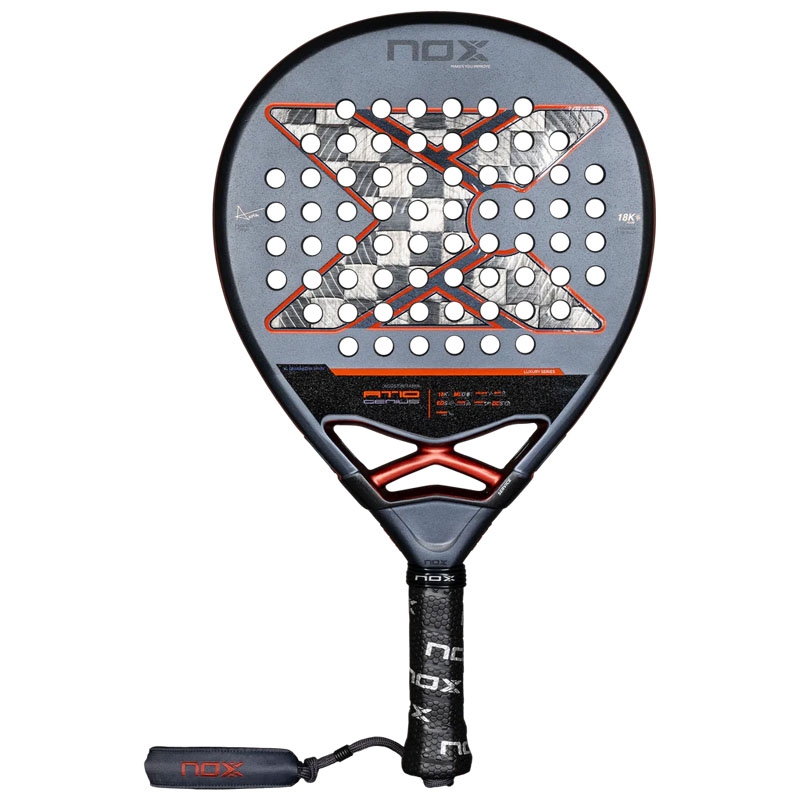 れおんPING Nox AT10 Genius 18K By Agustin Tapia Padel Racquet Black
