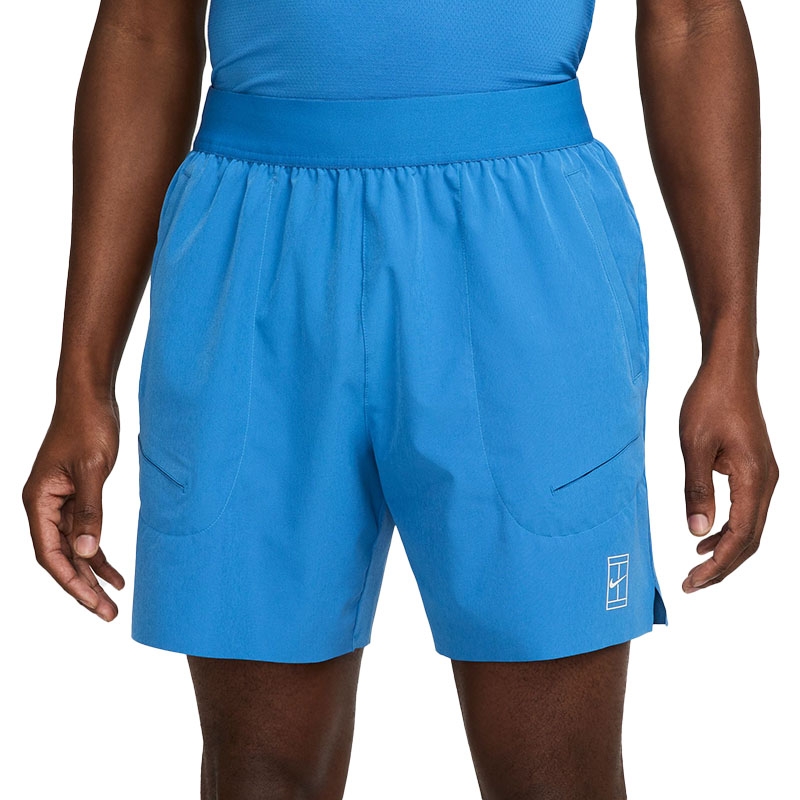 On Men`s Court Tennis Short White and Lime | Tennis Express