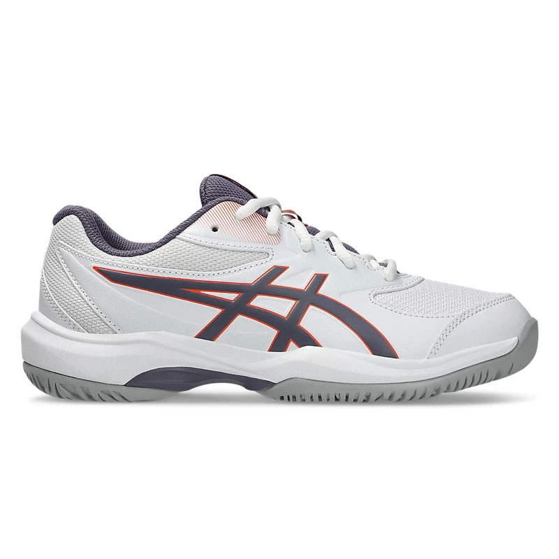 Asics Gel Game GS Junior Tennis Shoe White/greyishpurple