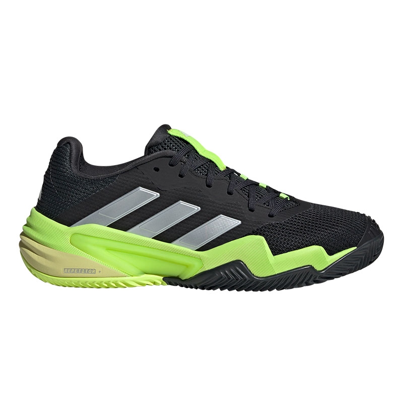めんたい Adidas Barricade 13 Clay Men's Tennis Shoe Black/lucidlemon