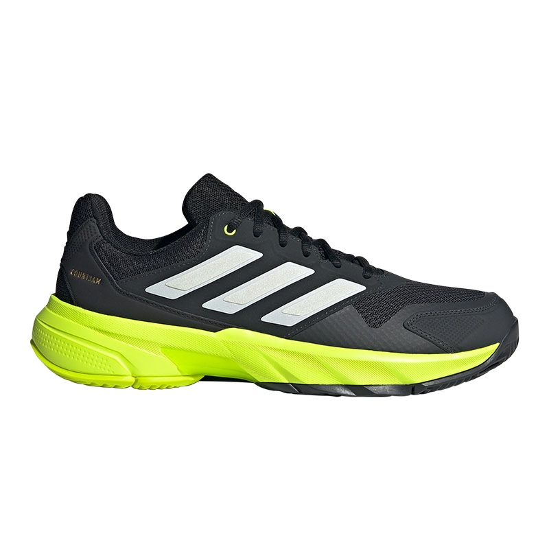 adidas Court Jam Control 3 Mens Tennis Shoe - White/Black