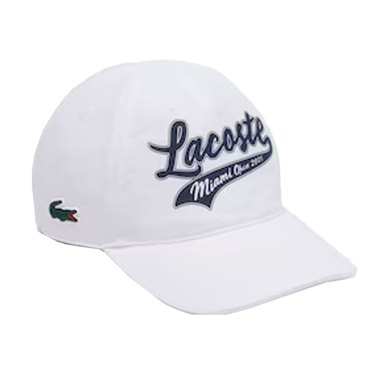 Lacoste Miami Open 25 Unisex Tennis Hat White