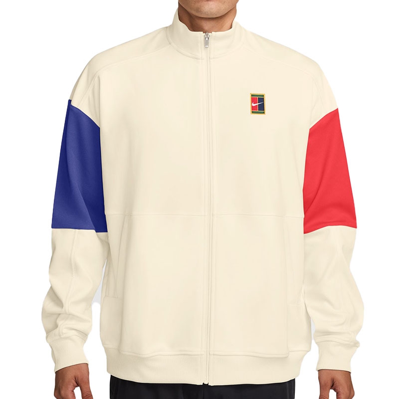 Nike Court Heritage Men's Tennis Jacket Paleivory/deepnight